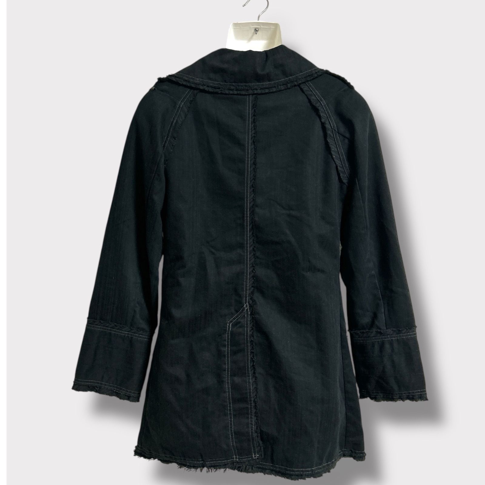 DIESEL ディーゼル メンズ トレンチコート M ジャケット ダブル 綿 コットン RN 93243 CA 25594 ブラック系 J026