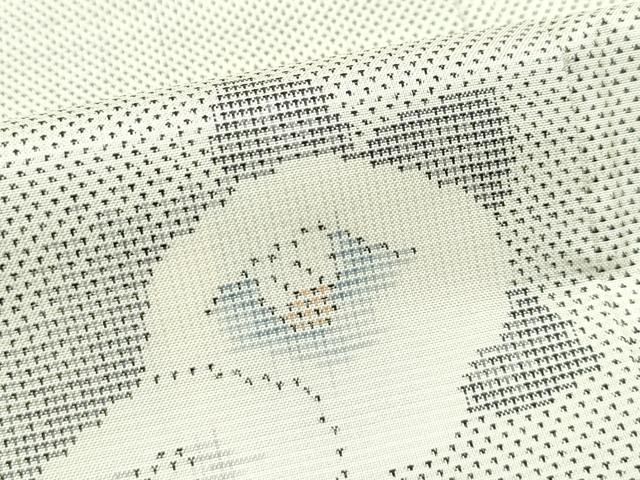 平和屋本店□極上 本場大島紬 白大島紬 桑原織物 二代目 桑原啓之介 9