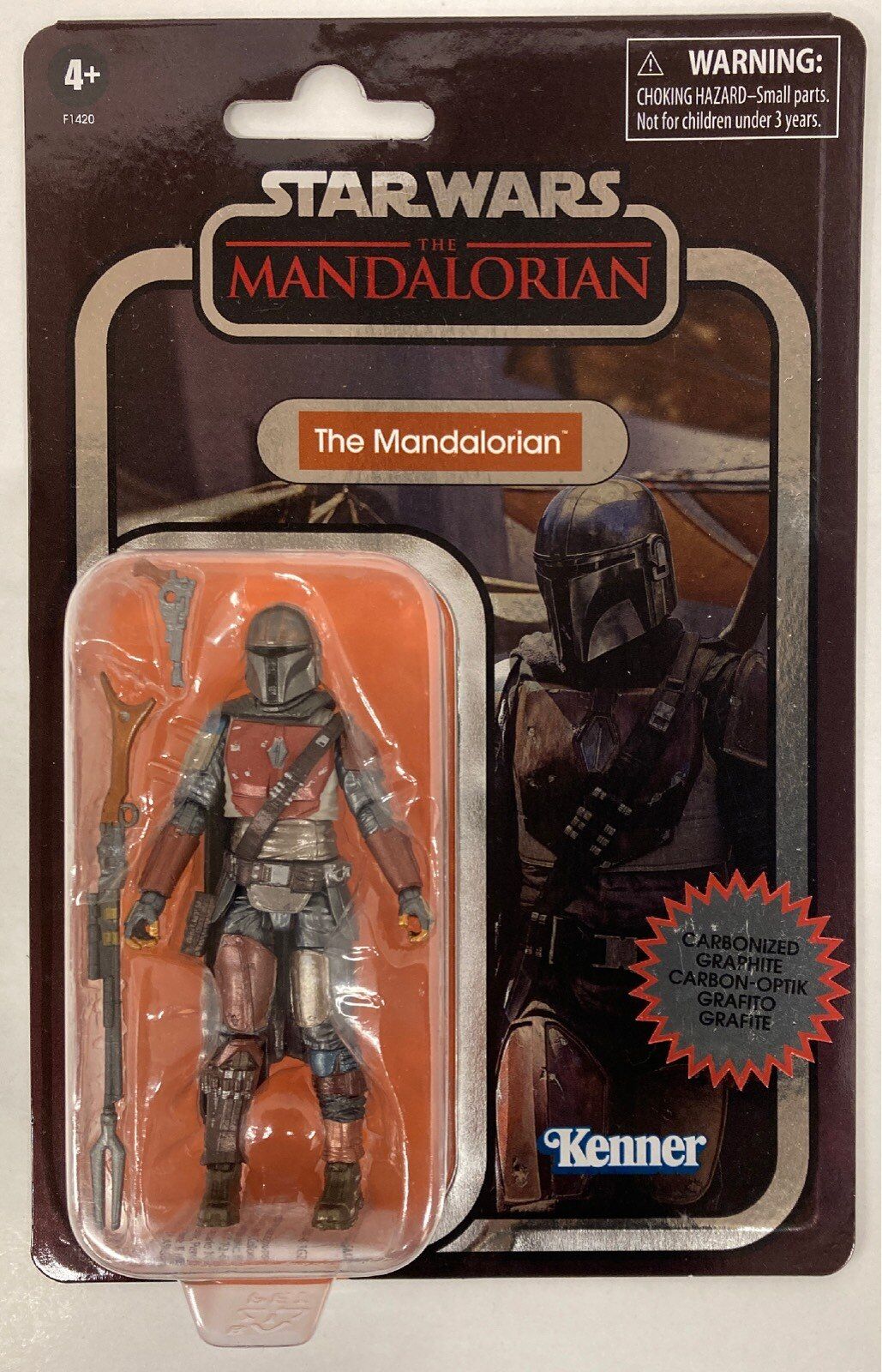 HASBRO VC 113 / THE VINTAGE COLLECTION THE MANDALORIAN / CARBONIZED 3.5インチ