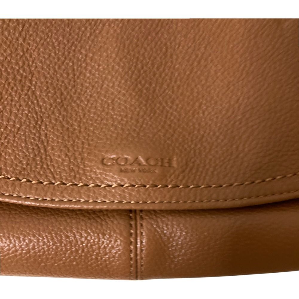 良品 COACH コーチ パーカー レザー ラージ フラップ リスト