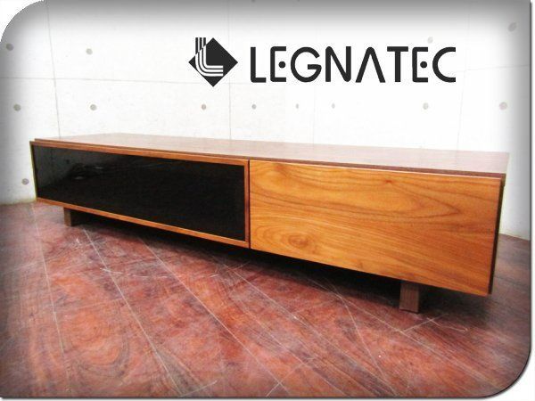 美品 LEGNATEC/レグナテック クレスポ＃03 北欧 ウォールナット TVボード/テレビボード