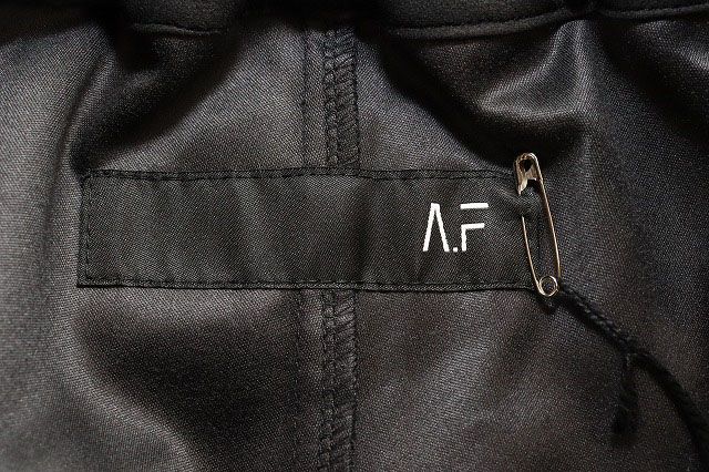 エーエフアーティファクト A.F ARTEFACT LAYEDER BOOTS CUT BLACK SIZE2 ag-12009 レイヤード ブーツカット パンツ ブラック ブランド古着ベクトル ● 251016 WWW_SMP1DAWEKUDUS_SCH_ID