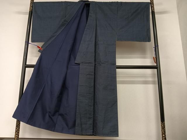 平和屋着物●男性　本場大島紬　アンサンブル　100亀甲　手織り　総詰　田畑昭三作　証紙付き　キングサイズ　正絹　逸品　AAAV7480zg 平和屋着物○男性 本場大島紬 アンサンブル 100亀甲 手織り 総詰 田畑