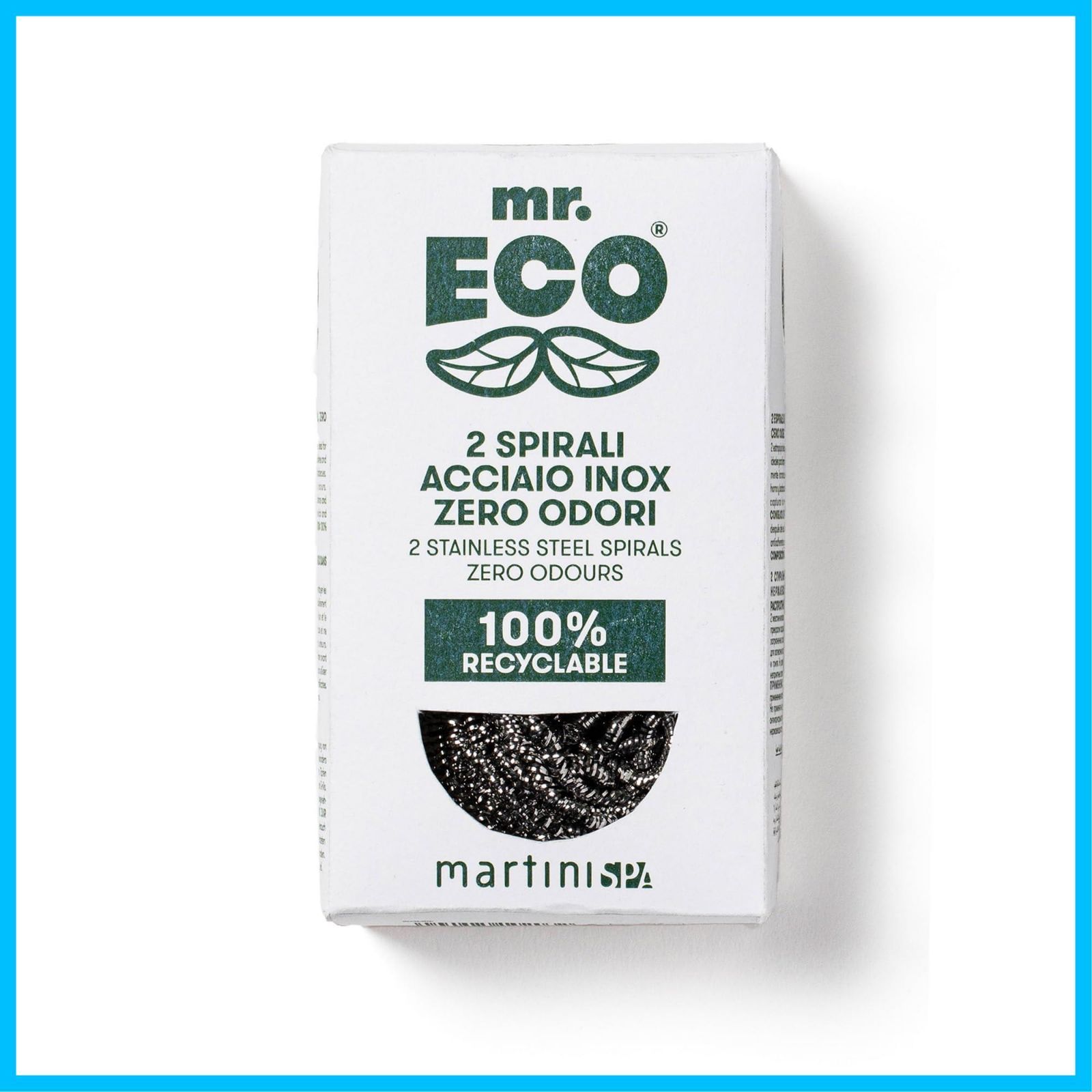 人気商品 ステンレス たわし mr.ECO 2個セット Spa キッチン 自然素材 Martini タワシ