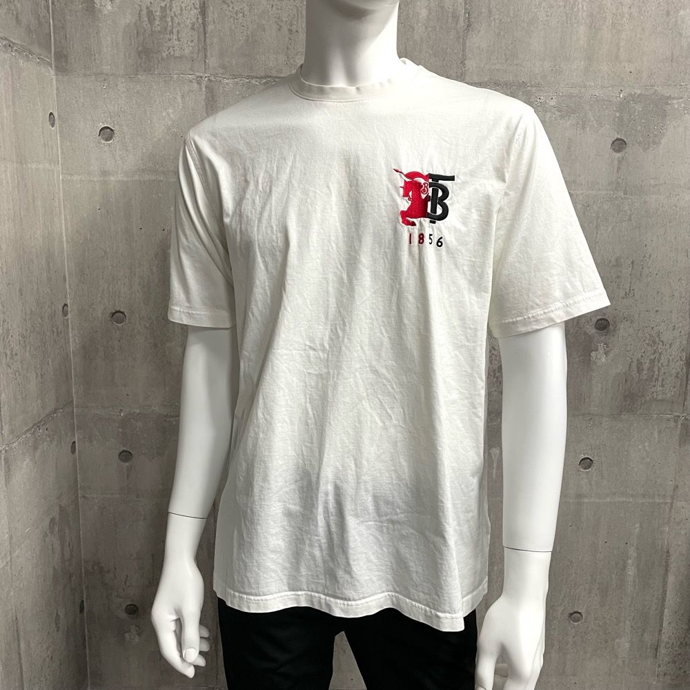 Burberry コントラストロゴTシャツ ホワイトTシャツ-