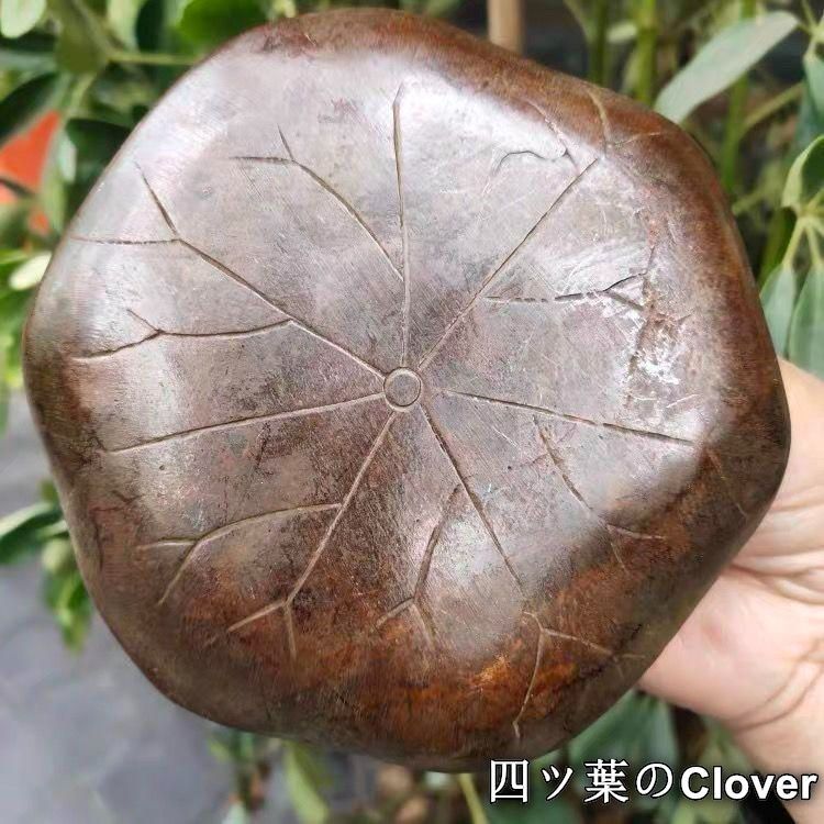 銅 細工 蓮葉蛙香挿 筆洗 香道具 文房具 装飾品 工芸品 置物