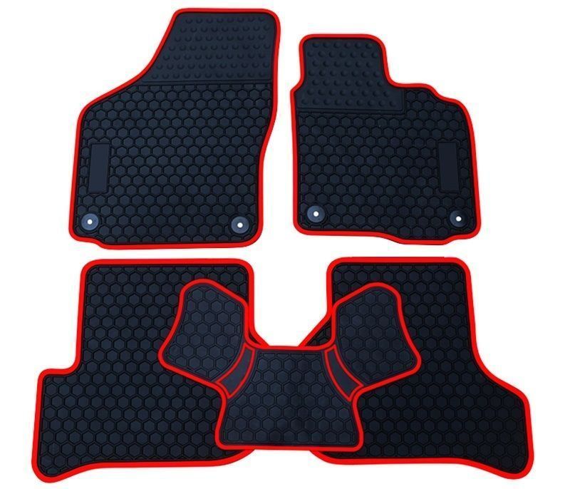 ゴルフ5 6 GTI ラバーフロアマット 右ハンドル 2色選択 車内アクセサリー