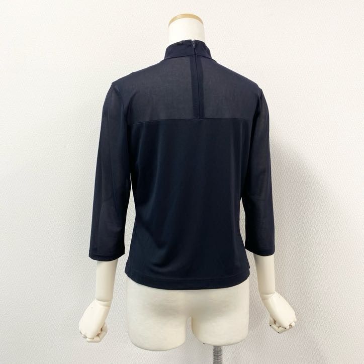 80g23 【美品】 LEONARD レオナール 七分袖カットソー トップス