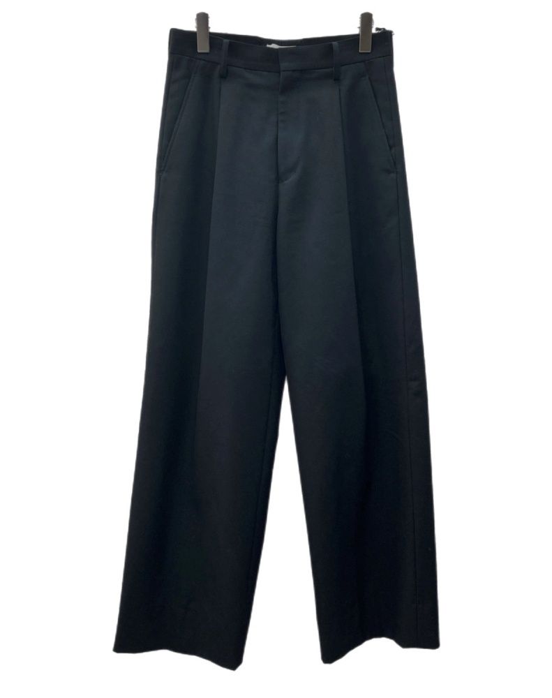 新品未使用beautifulpeople ロゴギャバジンワイドストレートパンツ ビューティフルピープル beautiful people LOGO GABARDIN WIDE