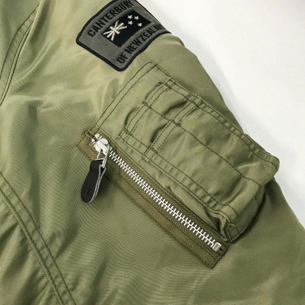 CANTERBURY カンタベリー RA76626 中綿 ジャケット MA-1 カーキ