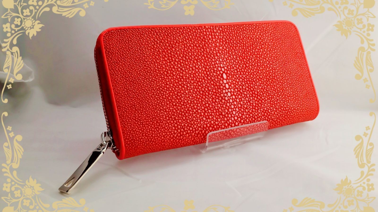 ☆値下げ継続中☆【新品・高級品】ガルーシャWジップ長財布