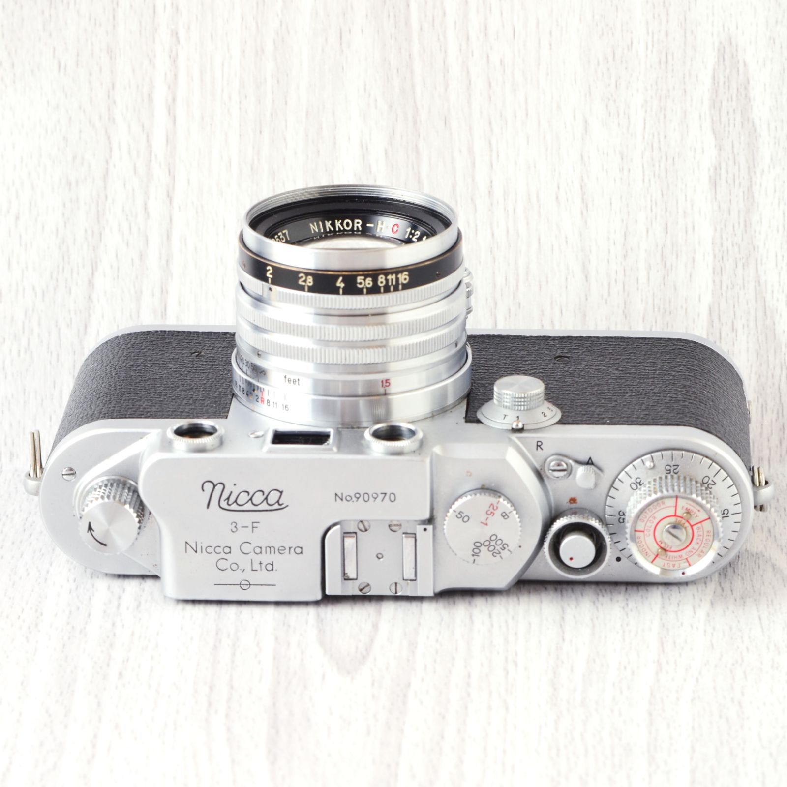 Nicca 3-F + Nikkor-H・O 5cm f2 ビンテージカメラ