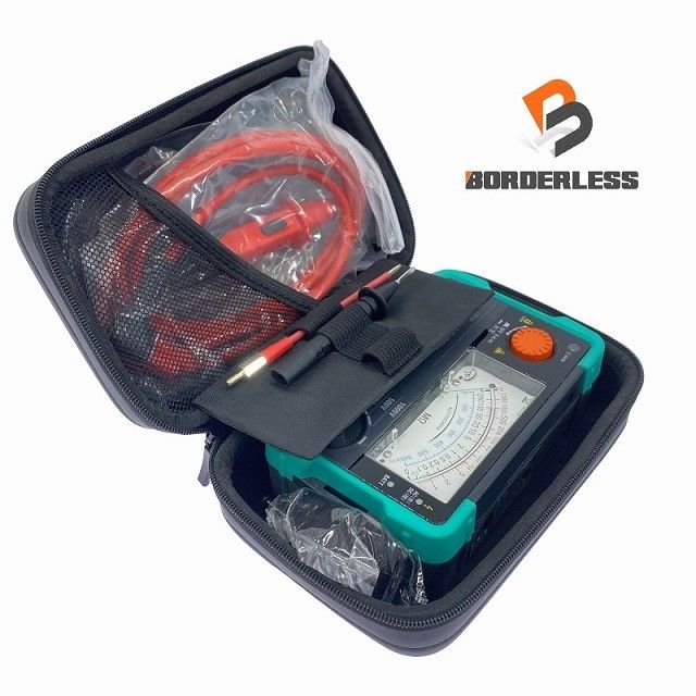 比較的 KYORITSU 共立 絶縁抵抗計 KEW3441 ケース付 4レンジ アナログメガー メガテスター 絶縁抵抗測定器 コメント有115050