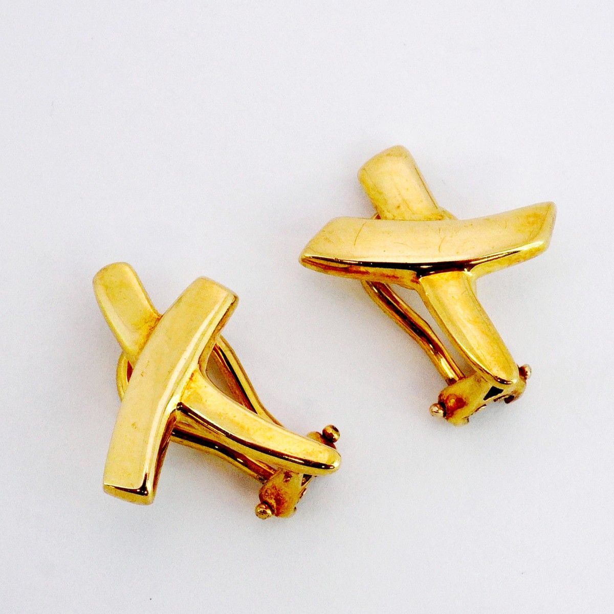 ティファニーTIFFANY & Co. パロマピカソ キス K18YG ピアス TIFFANY