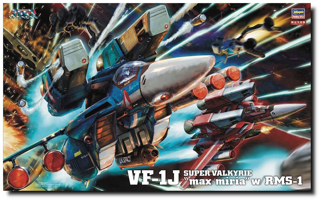 ハセガワ 1|48 VF-1J スーパーバルキリー マックス|ミリア w|反応弾 65827