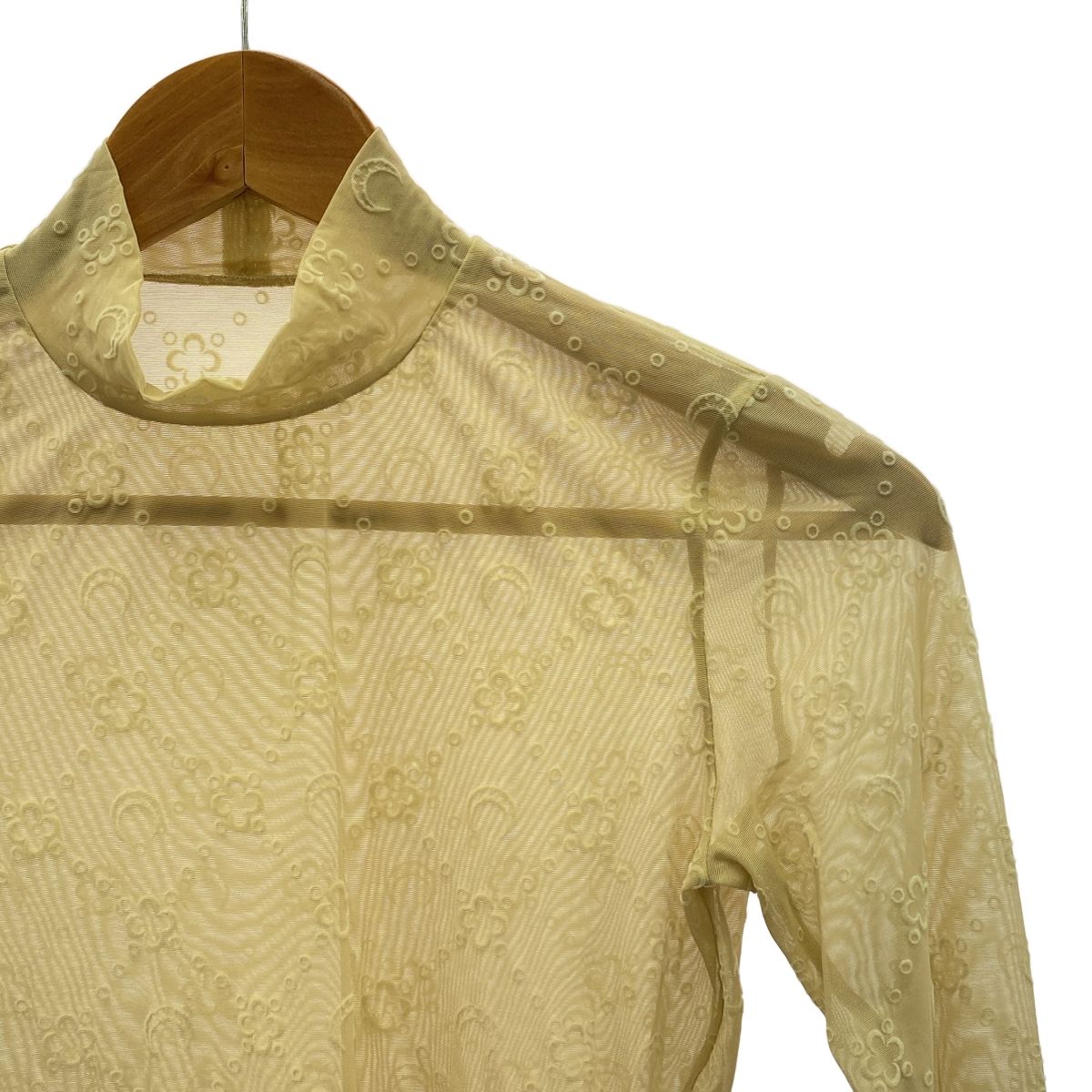 Marine Serre マリーンセル モノグラムメッシュトップス MARINE SERRE