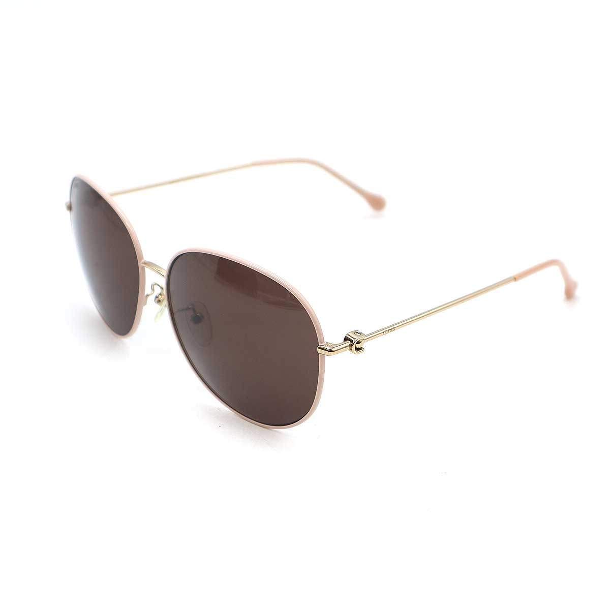 LOEWE ロエベ　サングラス　ブラウン LOEWE ロエベ オーバルフレームサングラス 3 SLW479G ピンク