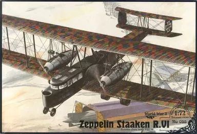 模型・プラモデル 【】プラモデル 1/72 Zeppelin Staaken R.VI