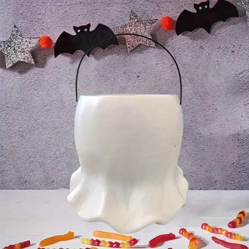 ゴーストバケツ 置物 オブジェ 小物入れ オバケ ハロウィン