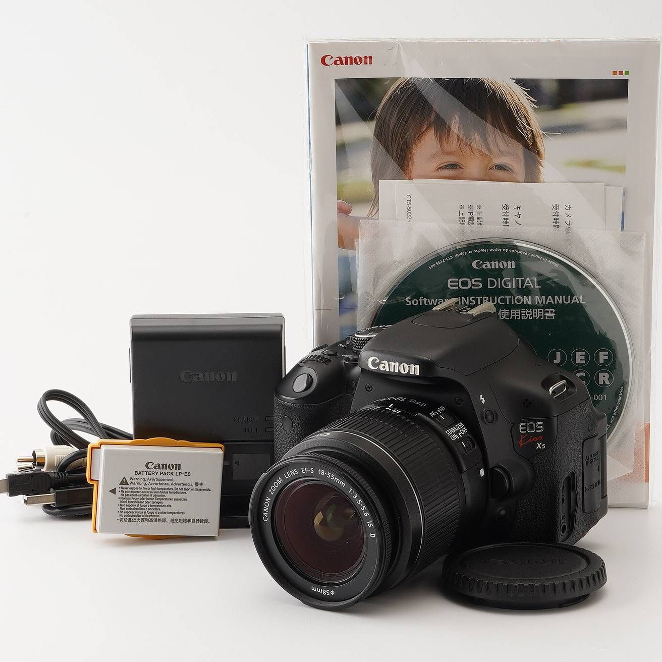 【L2294】 Canon X5 +18-55mm 3.5-5.6 IS Ⅱ CANON EOS Kiss X5 EF-S18-55 IS II レンズキット 価格比較 - 価格.com