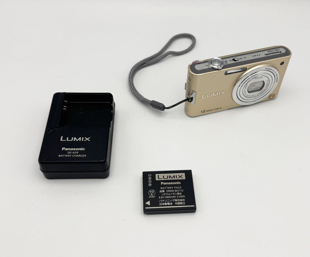 パナソニック デジタルカメラ LUMIX ルミックス FX60 リュクスゴールド DMC-FX60-N
