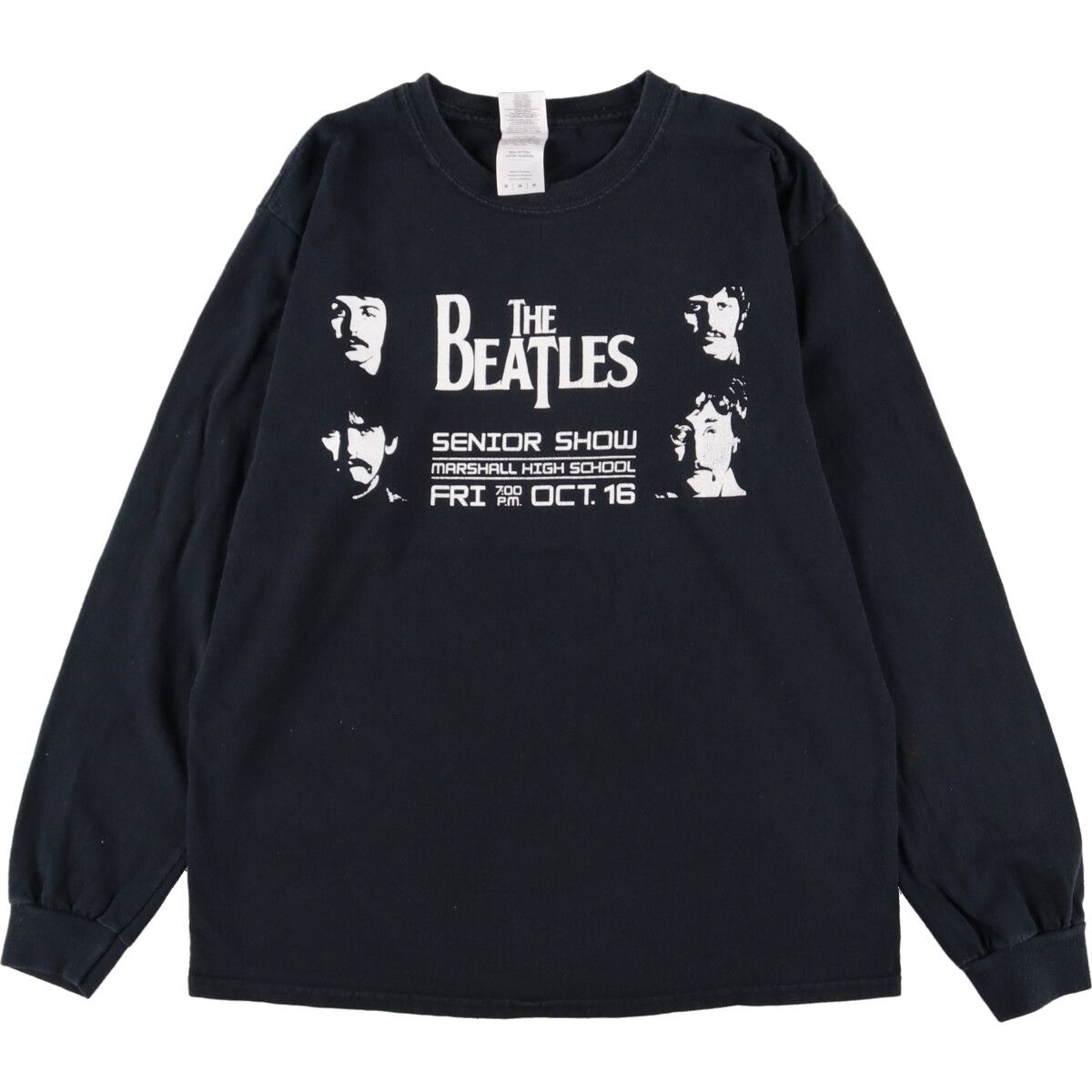 古着 ギルダン GILDAN THE BEATLES ビートルズ 両面プリント ロンT 