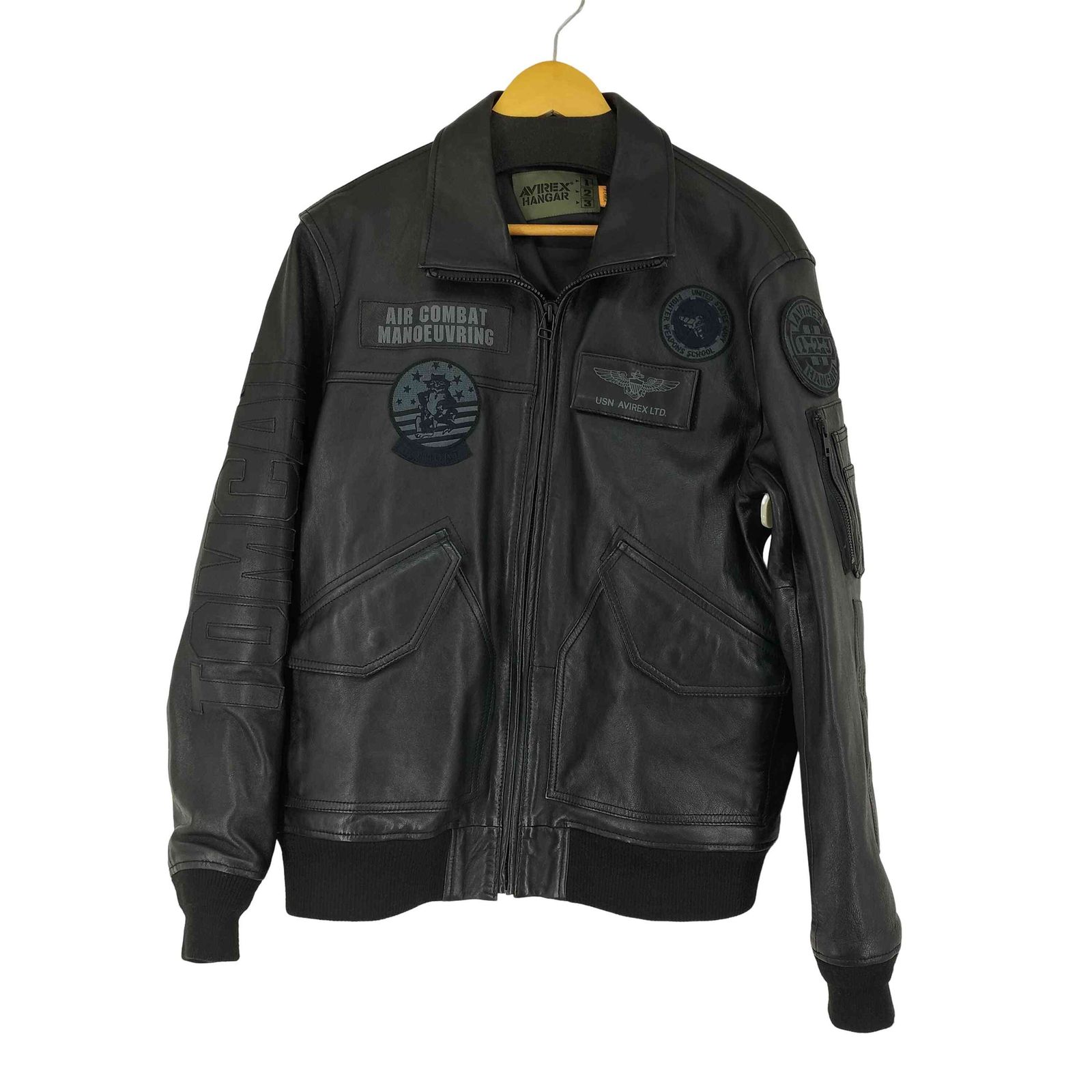 アヴィレックス AVIREX CWU LEATHER TOP GUN メンズ JPN：XL