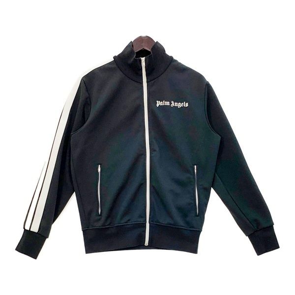 美品　パームエンジェルス Palmangels トラックジャケット セットアップ パームエンジェルス トラックジャケット ブラック (Palm Angels
