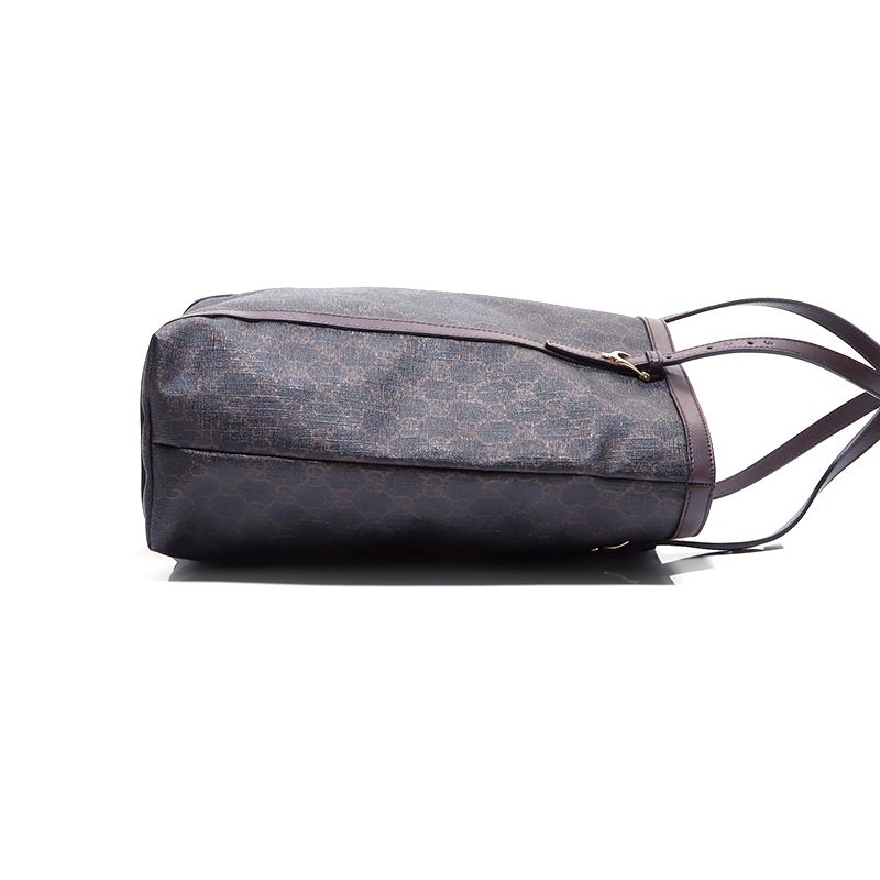 GUCCI グッチ トートバッグ ハンドバッグ レザー PVC GGキャンバス GUCCI グッチ トートバッグ GGキャンバス PVC - メルカリ