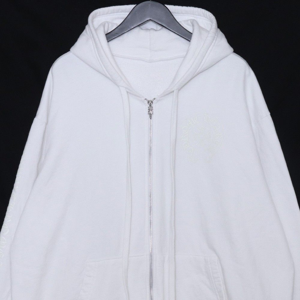 CHROME HEARTS リフレクティブホースシュープリントジップアップ 