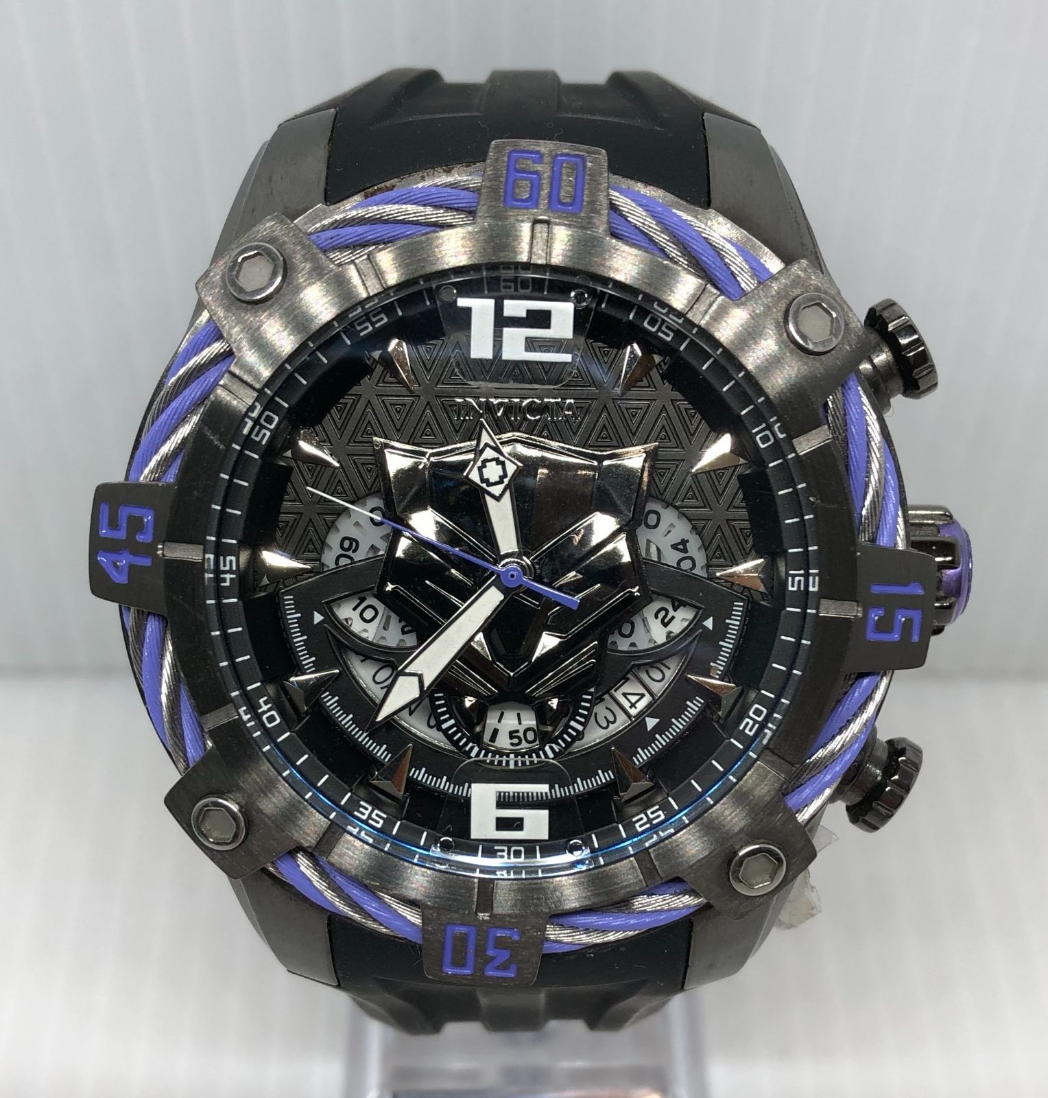 ヴァンガード INVICTA MARVEL Black Panther クオーツ腕時計 model 29685