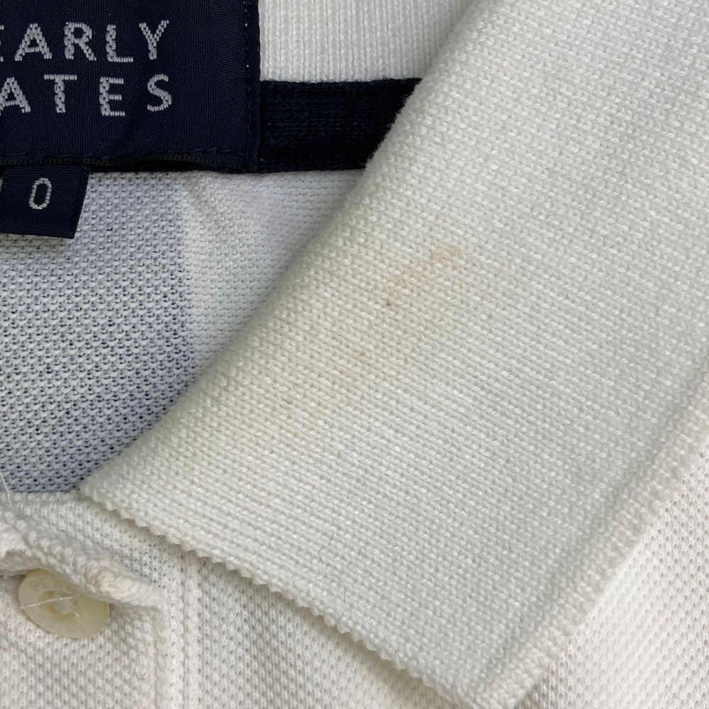 サイズ：0 PEARLY GATES パーリーゲイツ 30周年モデル 半袖ポロシャツ