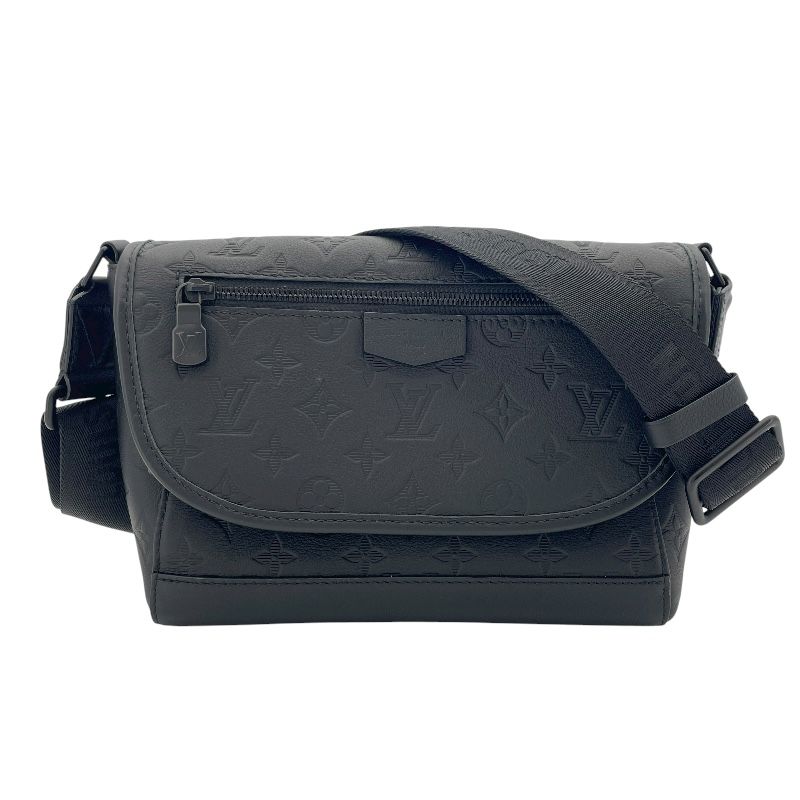 ルイ ヴィトン LOUIS VUITTON パルス･メッセンジャー M14874 ウルトラ ブラック モノグラム シャドウ メンズ メッセンジャーバッグ