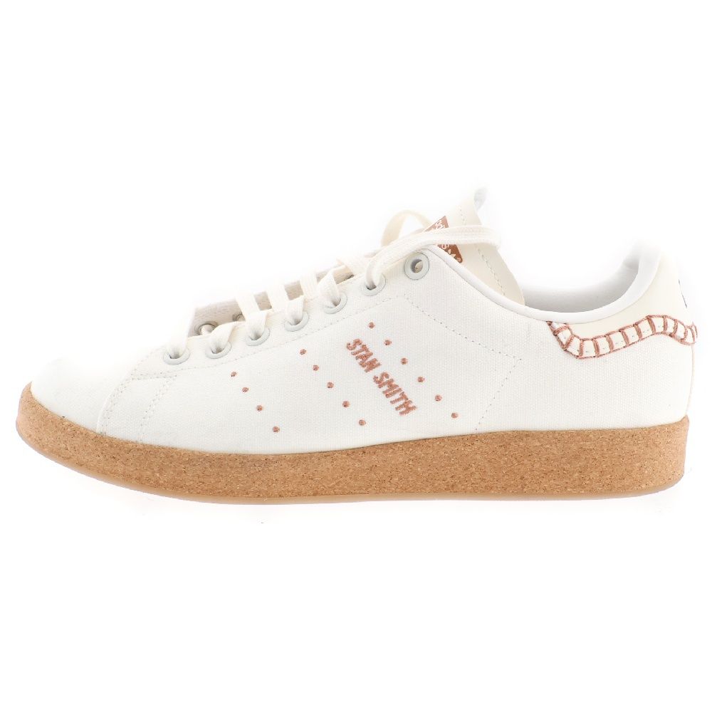 adidas (アディダス) ×MOOMIN STAN SMITH ID6646 ×ムーミン スタンスミス ローカットスニーカー ホワイト/ブラウン US8.5/25.5cm