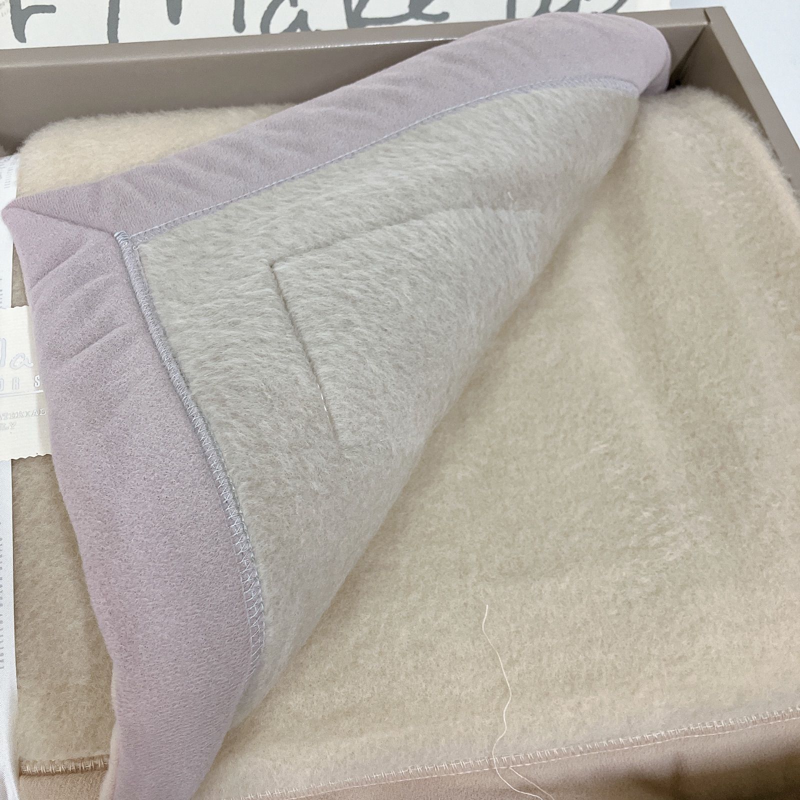 RE228 Color Make up EXCELLENT COLOR SERIES CREATED BY MARIS 毛布 シングル 掛毛布 145×200cm ウール100％ 羊毛 カシミヤ 日本製 寝具 ♥