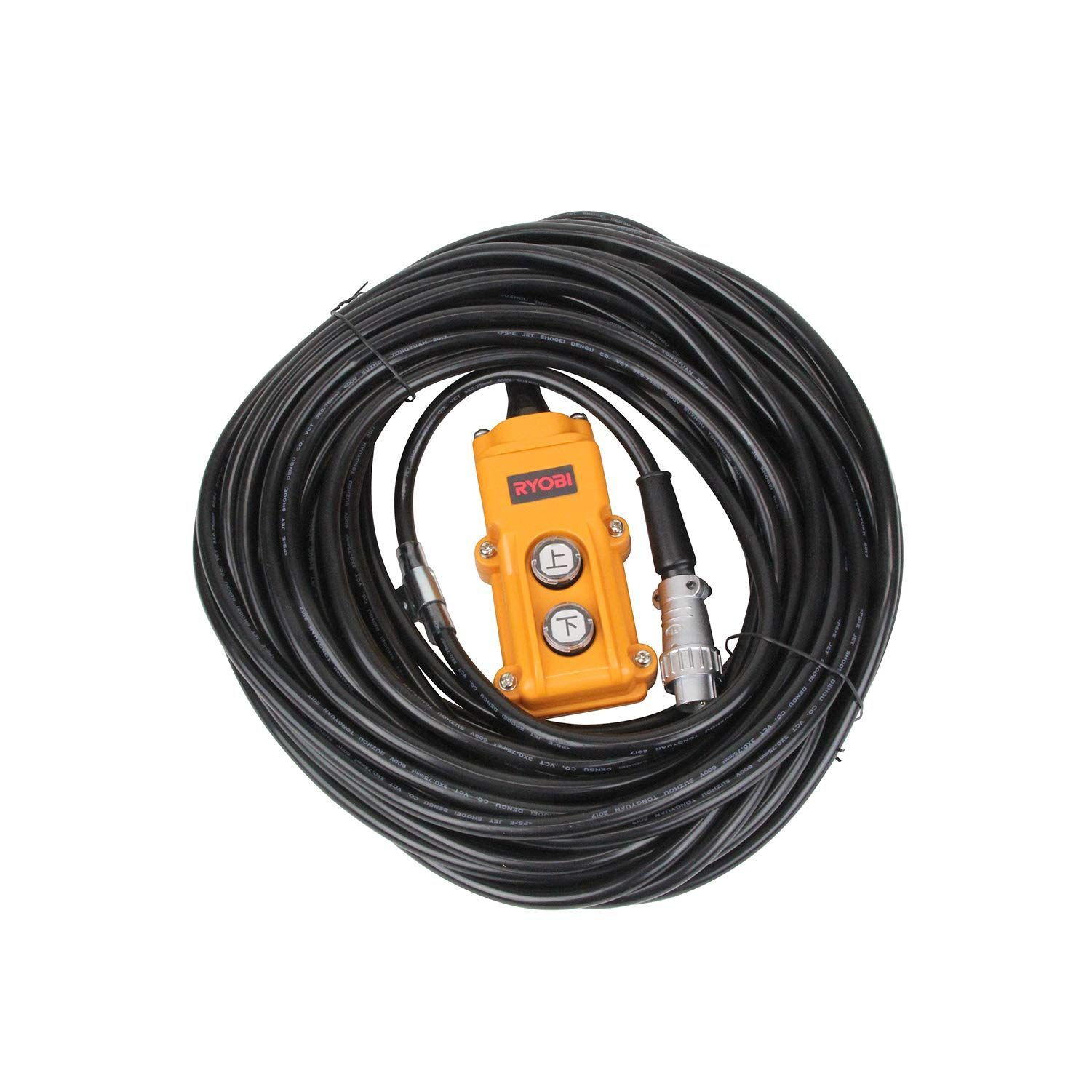 京セラ Kyocera 旧リョービ ウインチ用 スイッチ 配線組立 WI-62 WIM-125A用 20m 6581385