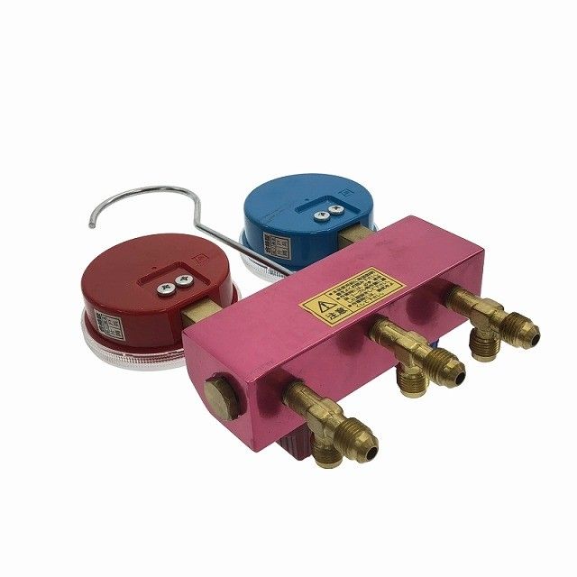 海外ファッション通販。 比較的 TASCO タスコ ボールバルブ式 ゲージマニホールド TA141AFL TA140AFL ホース+ケース付 連成計 圧力計 真空引き 激安で季節を先取り。