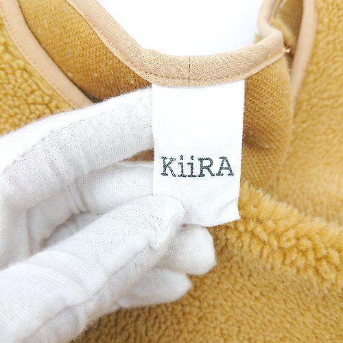 【kiira 】キーラ　ボアコート　マスタード　アウター ◇ ⊇ KIIRA キーラ 長袖 ボア アウター サイズF マスタード