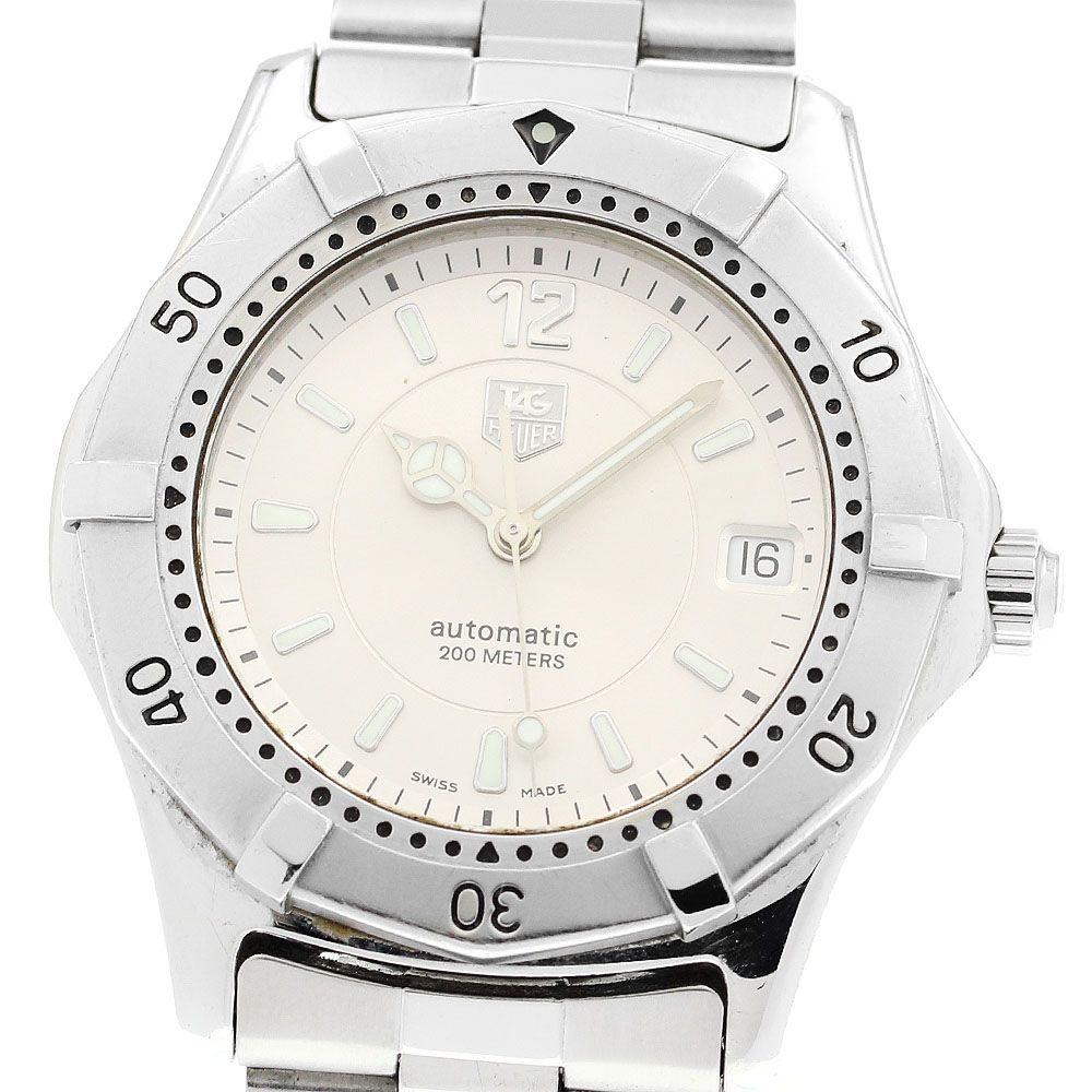 ジャンクTAG Heuer WK2116-0自動巻き 腕時計 シルバー 200m ジャンクTAG Heuer WK2116-0自動巻き 腕時計 シルバー 200m