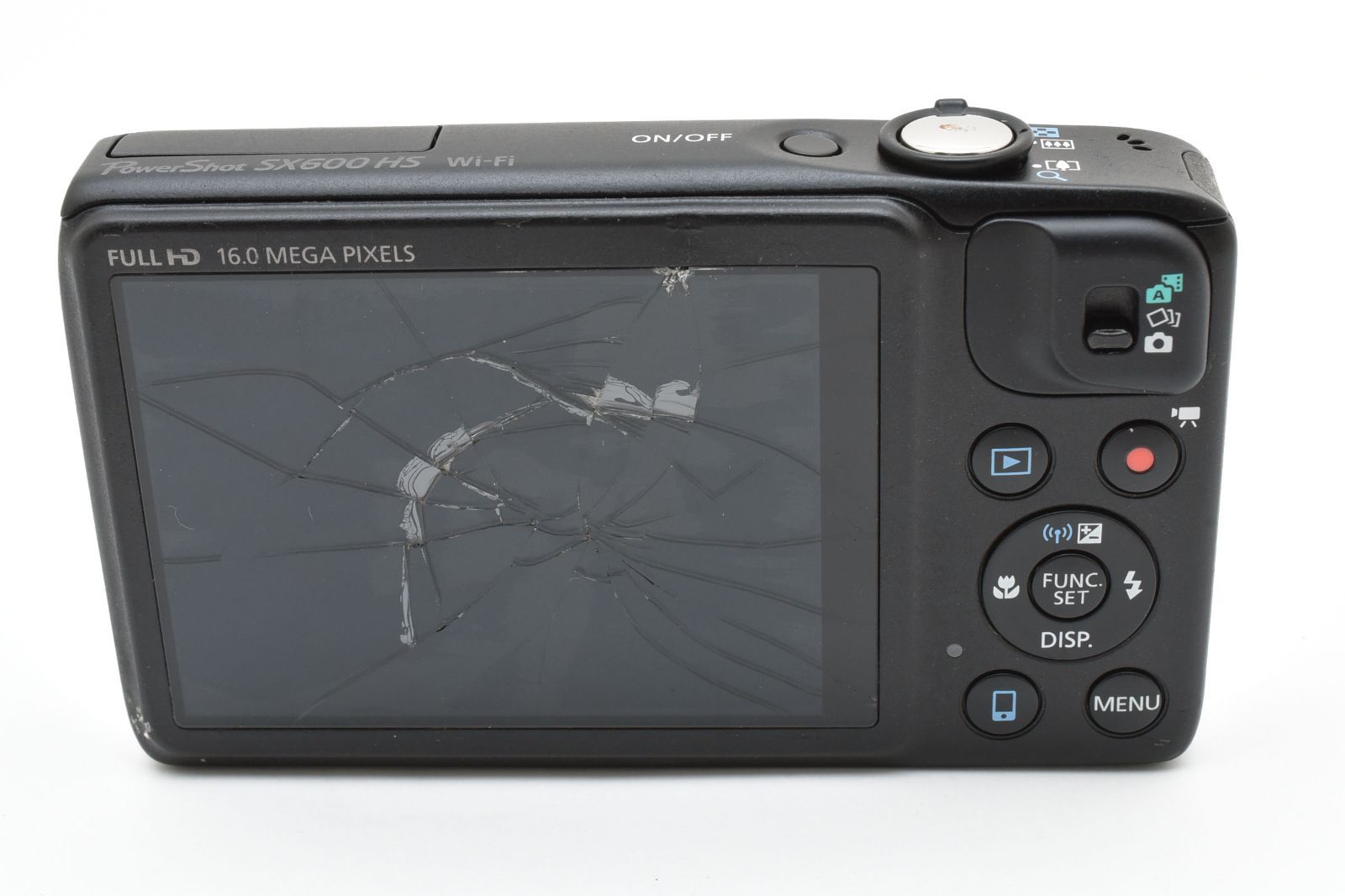 ☆ジャンク☆ 通電・シャッターOK！Canon PowerShot キヤノン SX600 HS