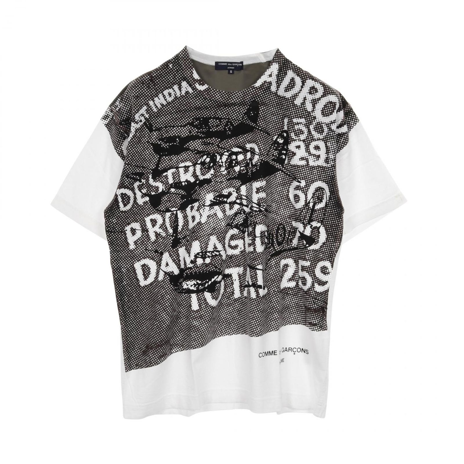 コムデギャルソン COMME des GARCONS カットソー コットン Tシャツ メンズ Used B