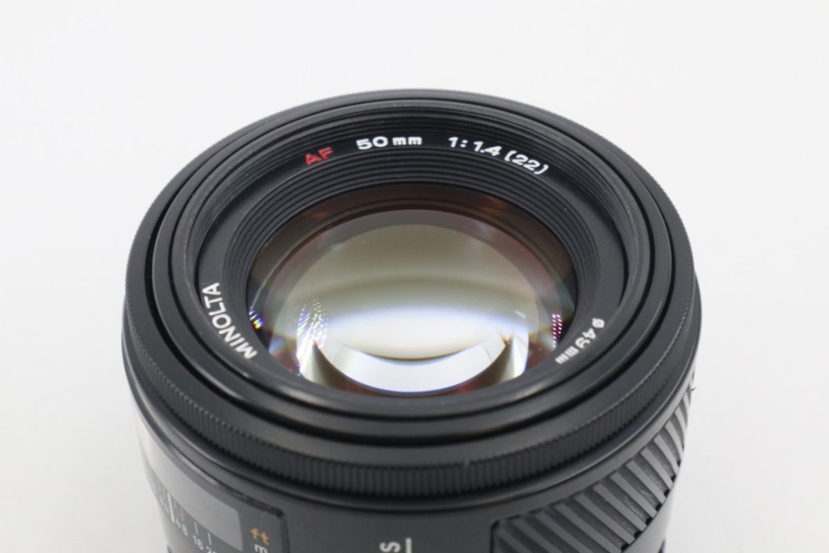 MINOLTA AF 50mm F/1.4 22 ミノルタ AFレンズ (f03476) - メルカリ