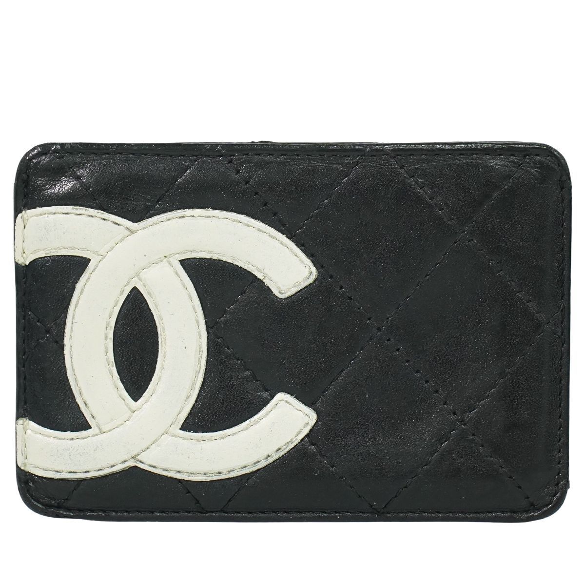 本物 シャネル CHANEL ココマーク カンボンライン カードケース