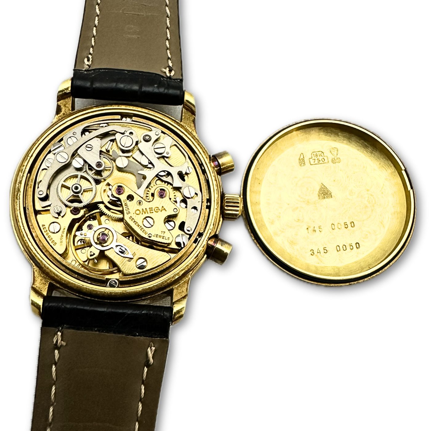 OMEGA オメガ プレステージ 750 18k 16P ダイヤ クォーツ レディース