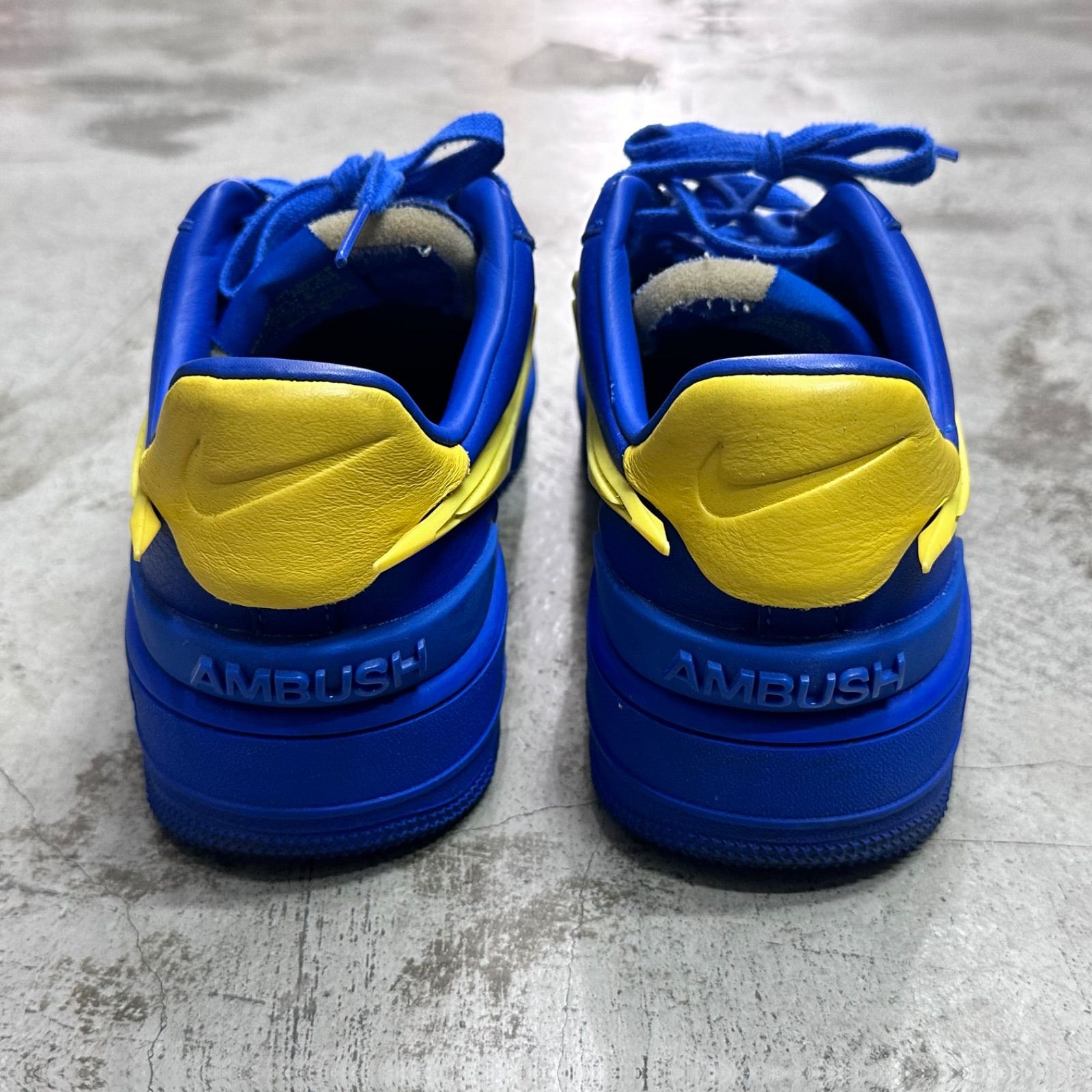 AMBUSH NIKE Air Force 1 Low Game Royal and Vivid Sulfur コラボ 