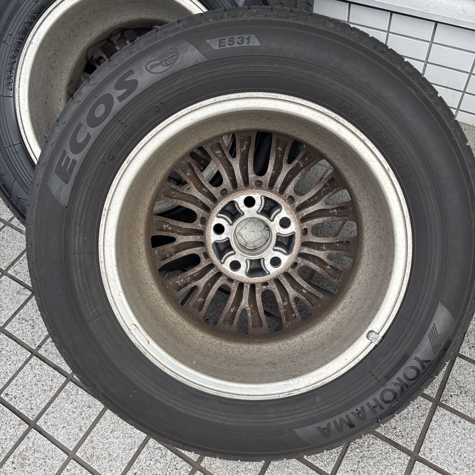 17 クラウン マジェスタ 純正ホイール タイヤセット 205/65r15 15×6.5