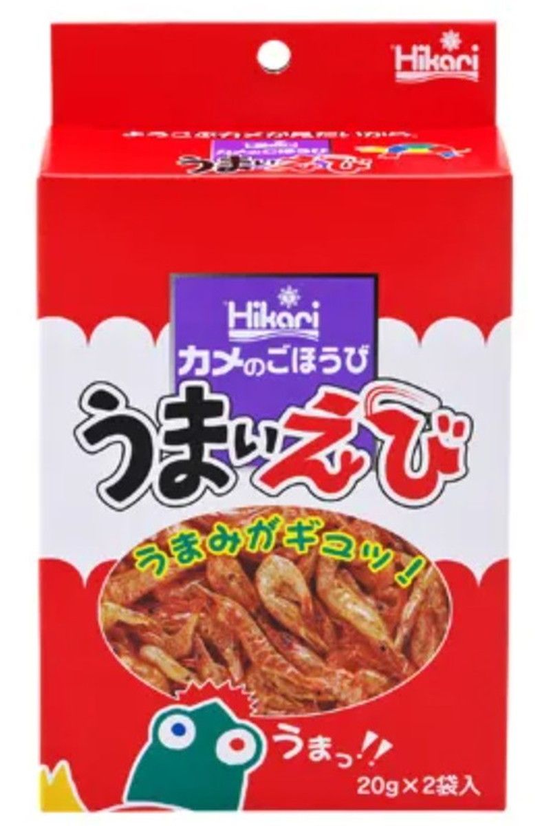 同梱不可 40個セット キョーリン ひかりカメのごほうびうまいえび20g×2袋入