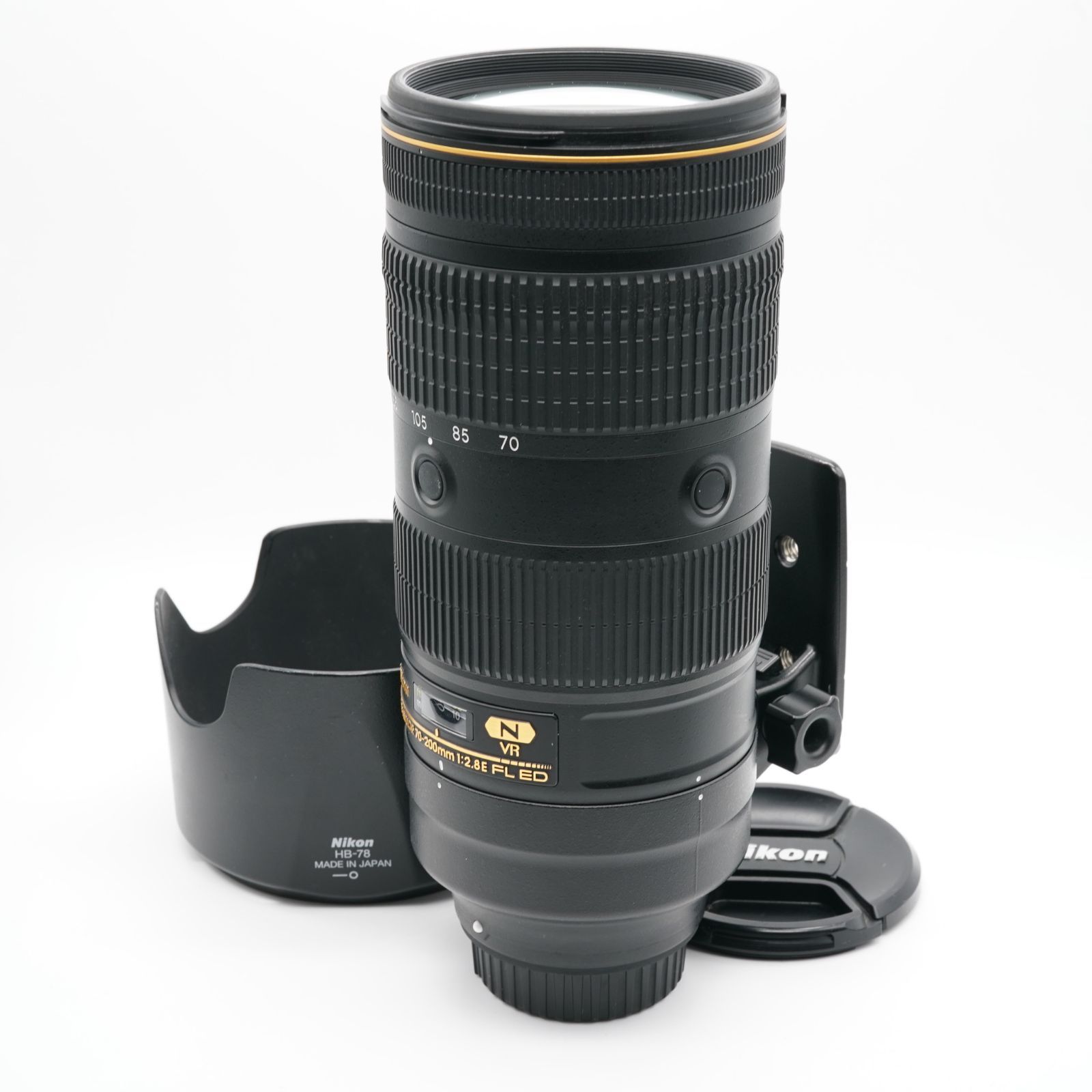 級 Nikon ニコン AF-S NIKKOR 70-200mm f|2.8E FL ED VR あると嬉しいフード付