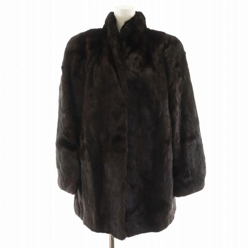 フラッシュ ファー FLUSH FUR ファーコート 毛皮コート ミドル丈