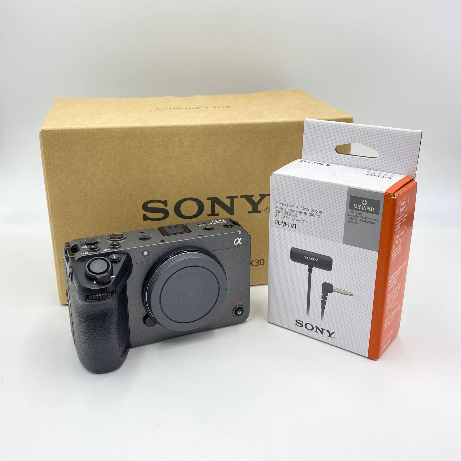 ソニー SONY FX30 ILME-FX30B ラベリアマイクロホン ECM-LV1 C5028